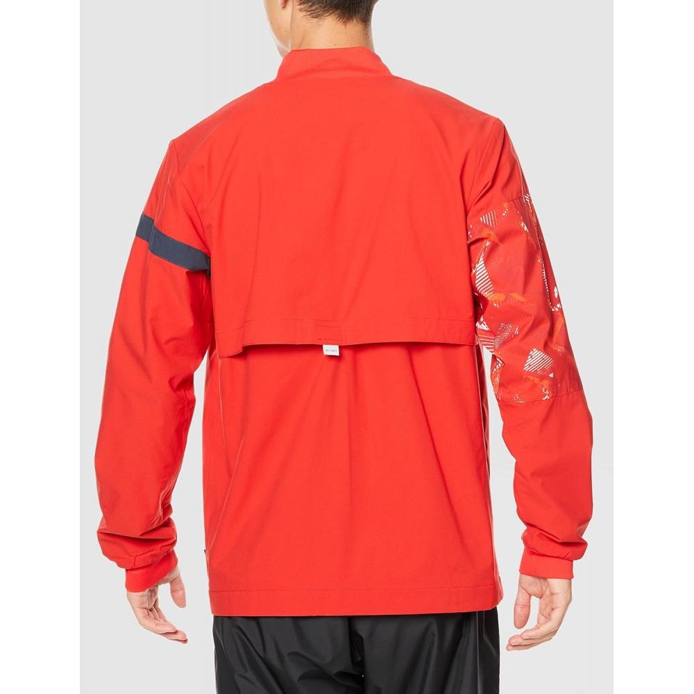 Yonex Yonex Tennis Shirt Lined WindwarMer Shirt  Fit Style  Unisex Adult M Sunset Red  496 