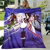 Anime Code Geass printed throw blanket—lightweight,soft,warm;versatile blanket all seasons—perfect air-conditioning throw,nap blanket
