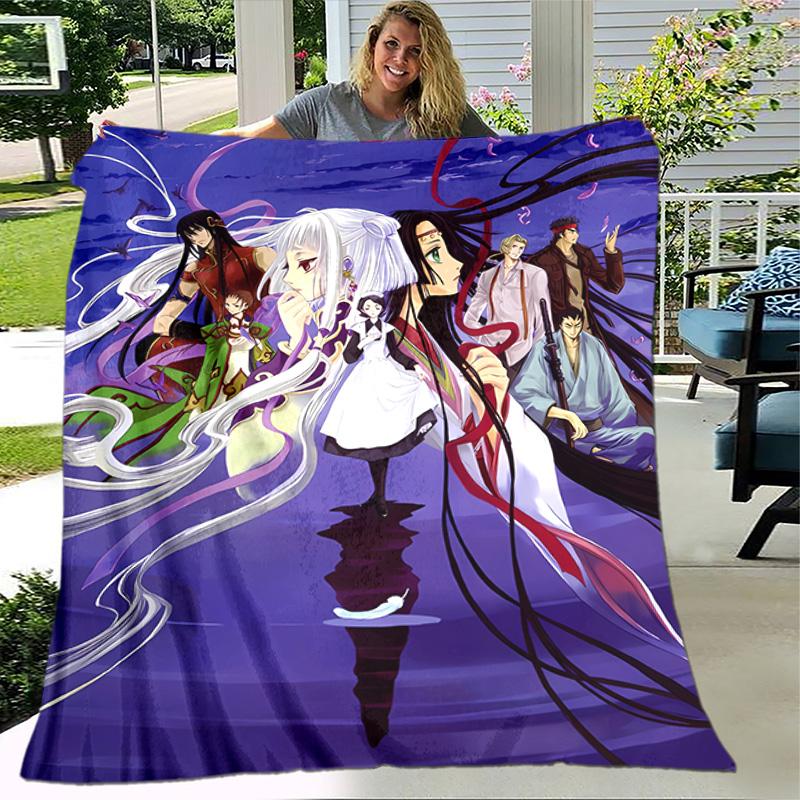 Anime Code Geass printed throw blanket—lightweight,soft,warm;versatile blanket all seasons—perfect air-conditioning throw,nap blanket