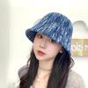 Autumn and Winter New Versatile Bucket Hat Outdoor Cold Ear Protection Basin Hat Student Fashion Face Small Plaid Bucket Hat