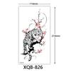 Small Full Arm Tattoo Sticker, Flower Letters, Plain Flower Tattoo Sticker Tattoo