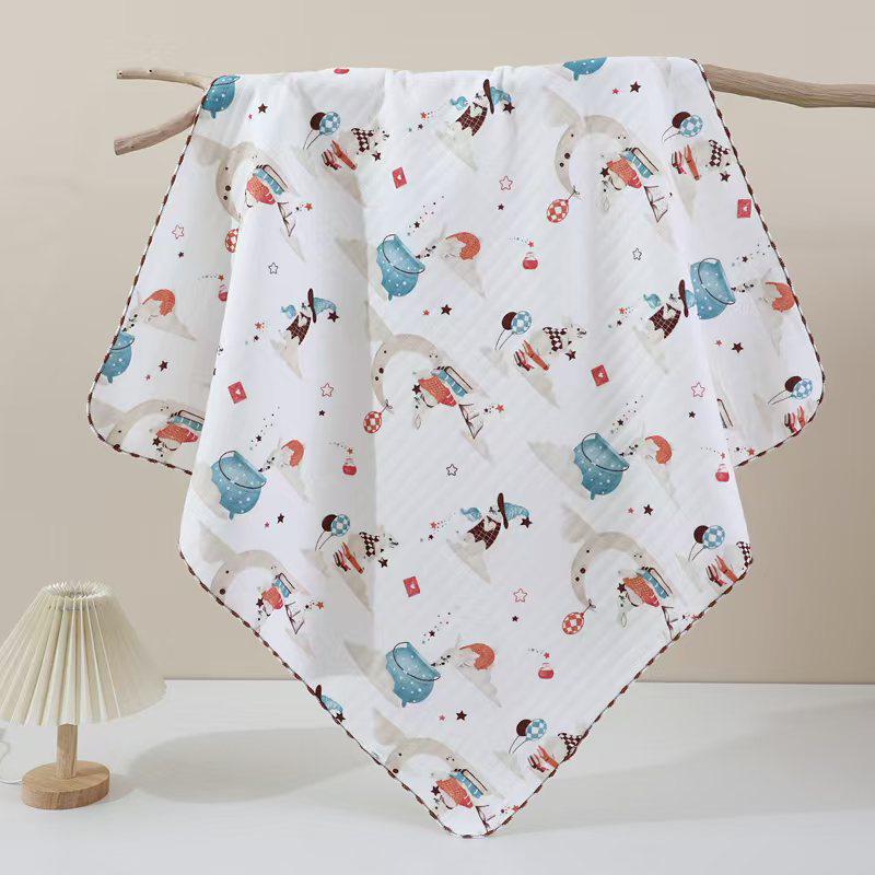 Class A Pure Cotton Baby Swaddle Blanket – Essential for the Delivery Room & Suitable for All Seasons