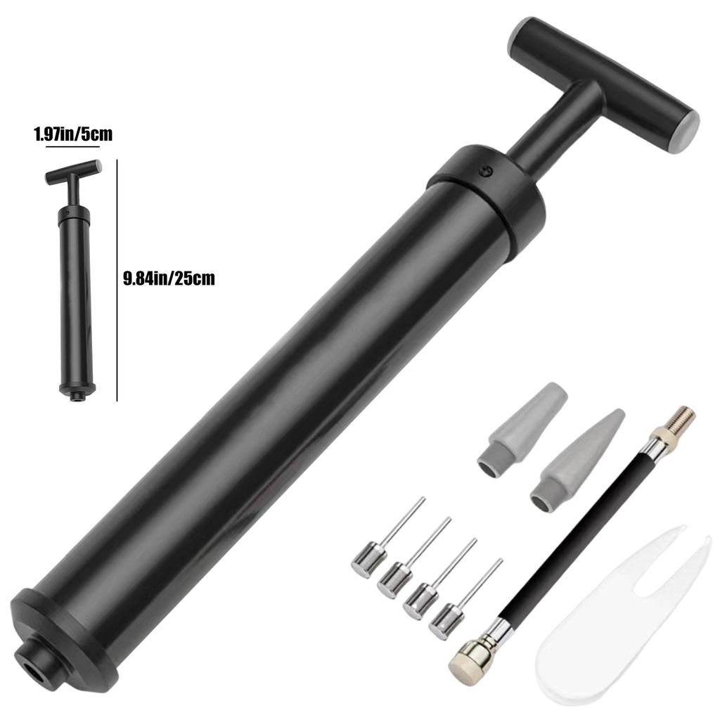 Pompka do piłek Pompka ręczna Inflator Przenośna pompka do koszykówki Z dyszą powietrzną Igła powietrzna Pompka do pompowania piłki nożnej Siatkówka Pompka tłokowa