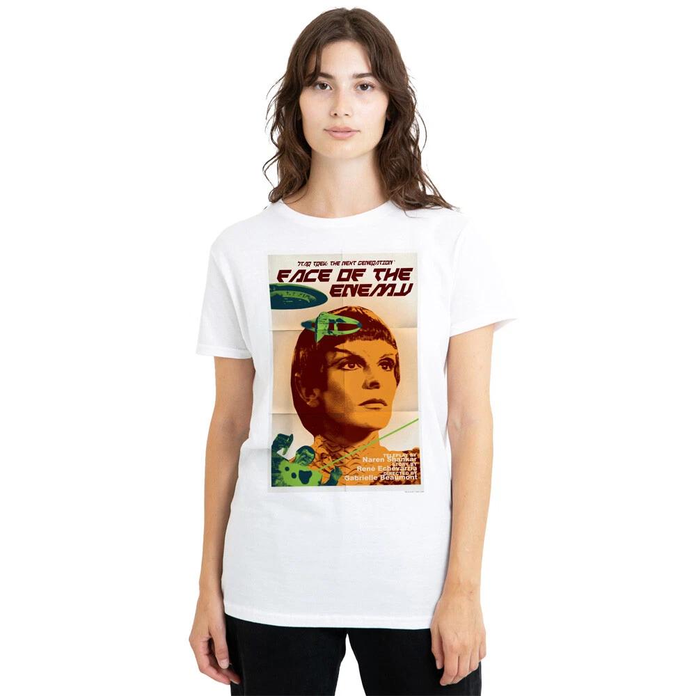 Star Trek TNG Season 6 Episode 14 Ladies T-Shirt S-2XL, White S