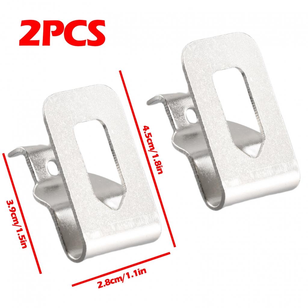 Belt Clip Hook Belt Hook 2pcs 45*28mm Belt Clip Hooks Drill Driver
