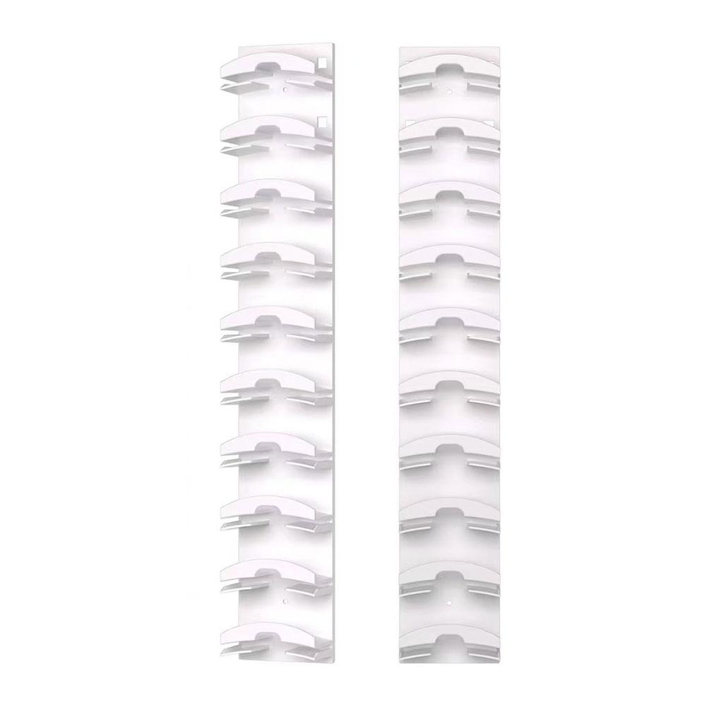 

1PCS Organizer Wall Mounted Hat Organizer Storage Baseball Casual Hat Storage Box Portable Multilayer Hat Rack Room Accessories білий