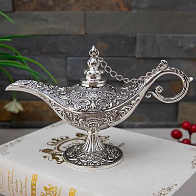 Vintage Legend Lamp Magic Genie Wishing Light Pot Classic Home Tabletop Decor Crafts Display Birthday Gift Wedding Christmas