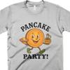 Pancake Party T-Shirt: Retro Breakfast Graphic Tee