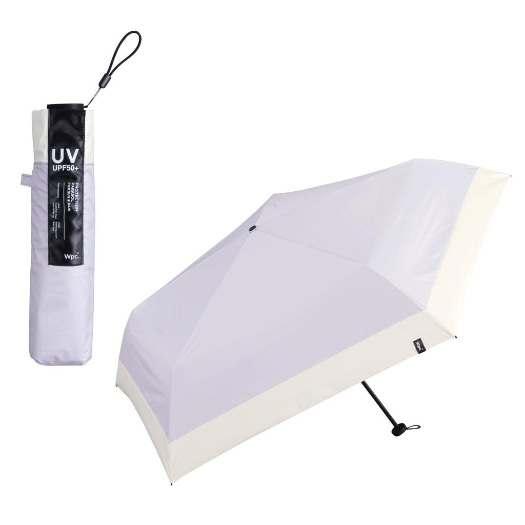 Sun Airlight Light UV Suitable for both sunny and rainy Lavender x Wpc. Umbrella, Parasol, 60cm, 100% Blocking, 100% Protection, days, 801-18345-102