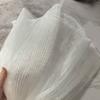 Thin Sheer Pleated Organza Fabric Bright Pleated Stiff Mesh Organza Dress Fabric Soft Comfortable DIY Sewing Fabric