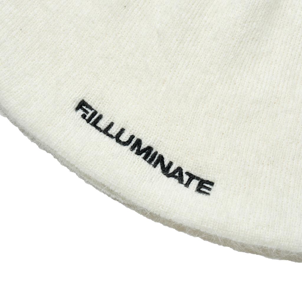 FILLUMINATE Hairy Logo Beanie - Ivory