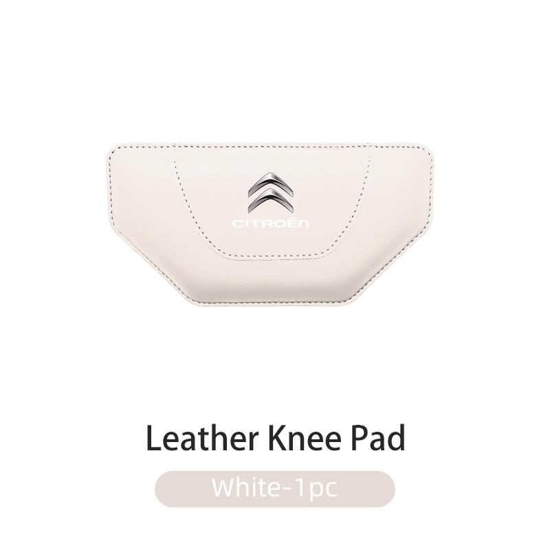 Car Leather Knee Pad Interior Pillow Comfortable Car Accessories For Citroen C4 C3 C5 Berlingo Celysee Cactus Picasso Aircross