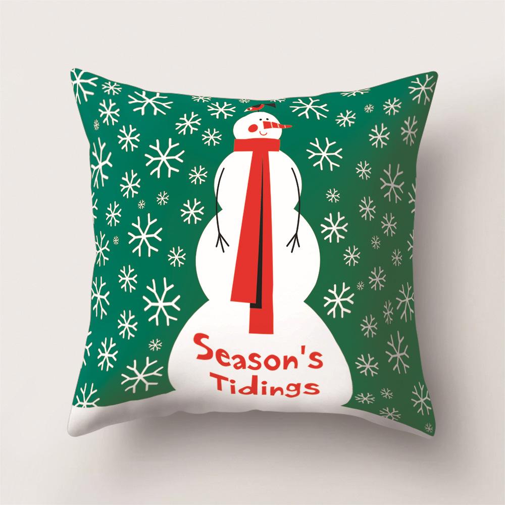 Cartoon Pattern Office Pillow Yiwu Pillowcase Christmas Sofa Pillowcase