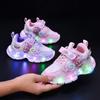 2025 Spring/Autumn LED Light-Up Girls' Princess Sports Shoes