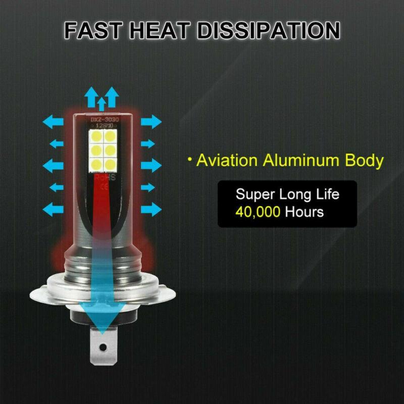 H11 LED Headlight 110W 20000LM Fog Light Bulb Blue Driving 360 Degrees