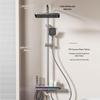 Smart Digital Display Copper Shower Head Set with Constant Temperature & Concealed Design