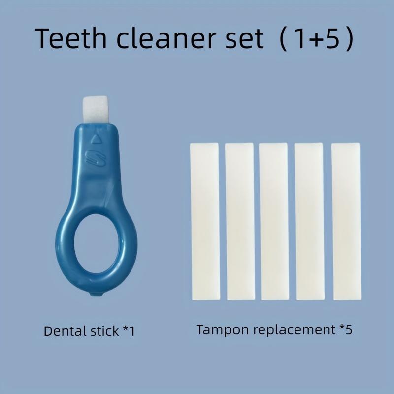 

Набор для чистки из 6 предметов с мануальной зубной щеткой для удаления стойких пятен - Портативный набор щеток, Эффективный инструмент и аксессуары