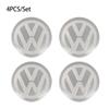 Car Wheel Center Hub Caps Sticker Metal Car Key Chain Ring For Volkswagen VW R GTI Golf 6 Amarok T5 Phaeton Teramont ID3 Tiguan