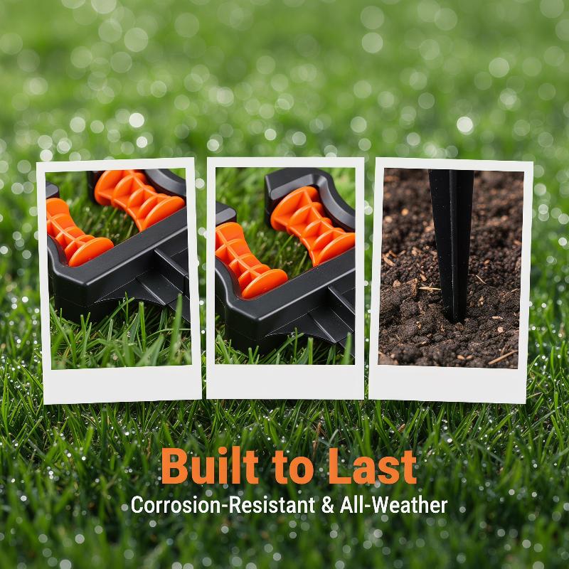 Water Pipe Holder Spike for Precise Garden Hose Positioning In Landscapes