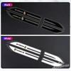 2Pcs Epoxy Sticker Car Fender Side Wing Emblem Badge Sticker For Panamera Macan Boxster Cayman Cayenne 911 718 Accessory