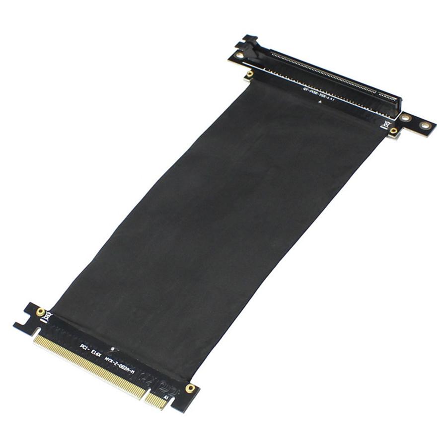 20cm PCI-E x16 3.0 Extender Riser Cable Vertical 90Degree Connector For VGA Card