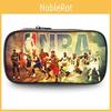 Nba Allstar Pencil Case Large Capacity Storage Bag With Nylon Material For Students And Office Use