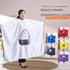 Transparent Viewing Window Salon Hairdressing Cape Barber Apron Haircut Cloak Shave Apron Barber Shop Hairdressing Tool