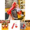 Adorable Pvc Tang Suit Bunny Keychain Cute Creative Cartoon Rabbit Charm For Bags And Car Keys Ideal For Couples And Kids