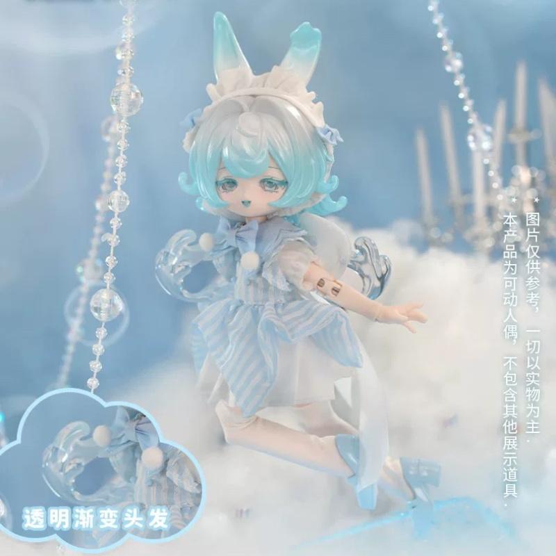 På lager Come4free 1/12 Bjd Blind Box Bonnie Meteorologisk Stjerne Språk Serie Kawaii Kanin Bjd Skrivebordsleddet Figur