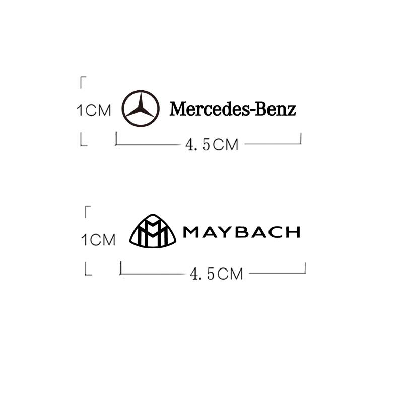 GLC GLB Samolepky na interiér auta Znak Nálepka Dekorace Příslušenství Pro Mercedes Benz AMG Brabus Maybach W204 GLC CLA GLK W205 W2