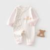 Newborn Baby Onesie Cotton High Quality Spring and Autumn Clothes for Baby Girls Cute Lace Butterfly Clothing Outing Clothes