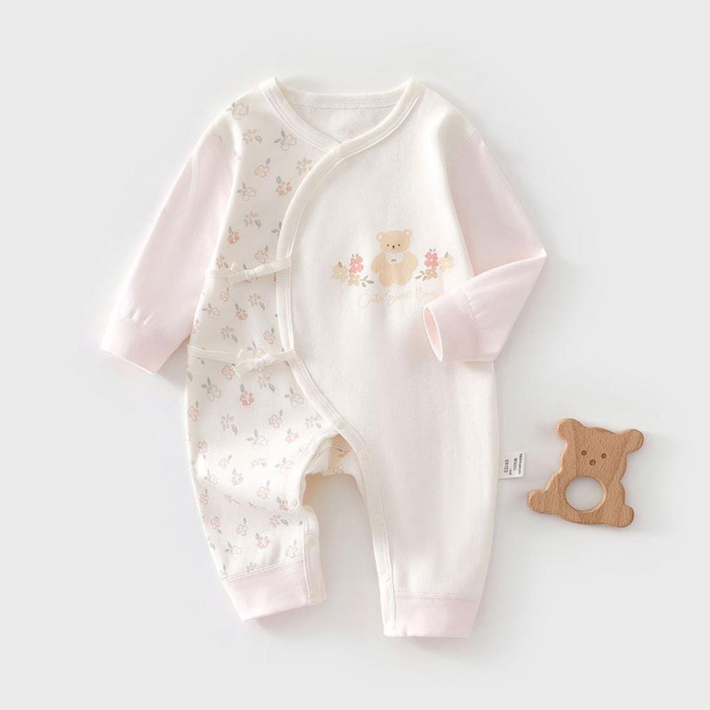 Newborn Baby Onesie Cotton High Quality Spring and Autumn Clothes for Baby Girls Cute Lace Butterfly Clothing Outing Clothes