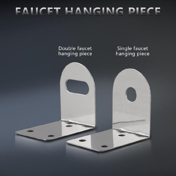 20Pcs Stainless Steel Faucet Hanger Mounting Bracket Faucet Fixing Mount Rack Water Tap Bracket Hanging Plate Enduring