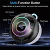 ABUO-S5 Wireless Speaker IPX7 Waterproof Bluetooth Enclosed Speaker Built-In Mic 10-Hour Battery Shower Compatible Subwoofer
