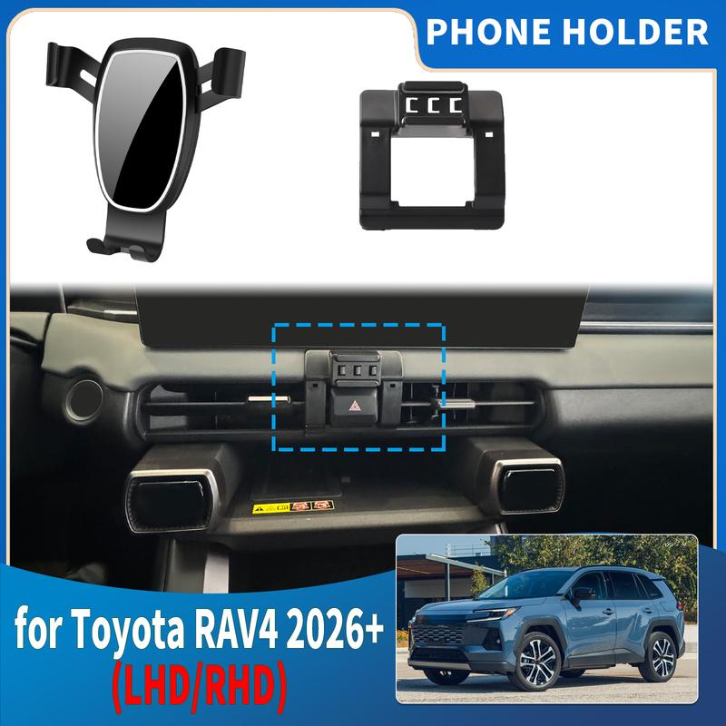 Pro Toyota RAV4 2026 2027 Pravostranné řízení Levé řízení Integrovaný držák telefonu na displej Držák Autopříslušenství