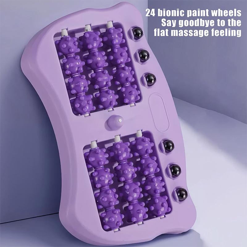 Roller Foot Massager Multi-Point Massage With Magnetic Beads 6-Row Rollers Stress Relief Pain Health Blood Dredging Relax