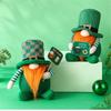 StPatrick's Day Gnomes Irish Leprechaun Tomtes Plushes Handmade March Nisse Elf Dwarf Farmhouse Tiered Tray Ornaments