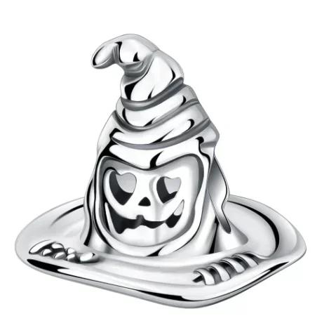 Halloween Copper Metal Skull Charm Bead Component Luminous Pumpkin Ghost Clown Bead Component Pendant Bead Component Ring Necklace Bracelet High