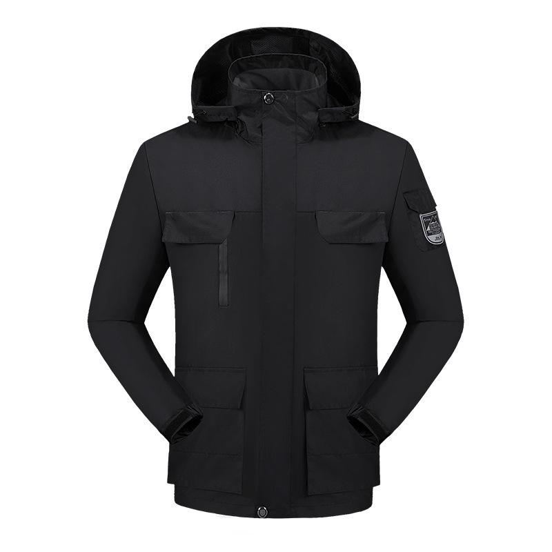 Couple Punching Jacket Autumn Thin Section Outdoor Pilot Hooded Jacket Mountaineering Jacket