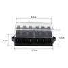 6 Way Circuit Car Boat Auto Blade Fuse Box Block Holder DC 12V 24V