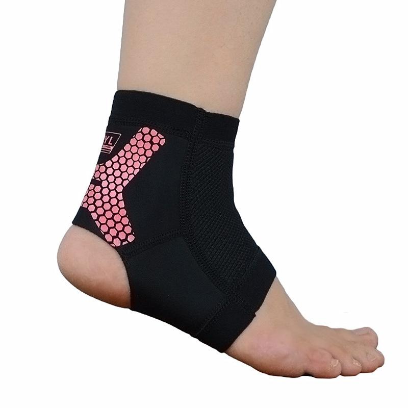 

Silicone Non-slip Breathable Honeycomb Lattice Ankle Socks Basketball Football Volleyball Sports Ankle Protection Anti-sprain Protective Gear L