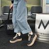 High-top Board Shoes Women's Lace-up Soft-soled Velvet Bread Shoes Winter New Platform Sports and Leisure Women's Shoes