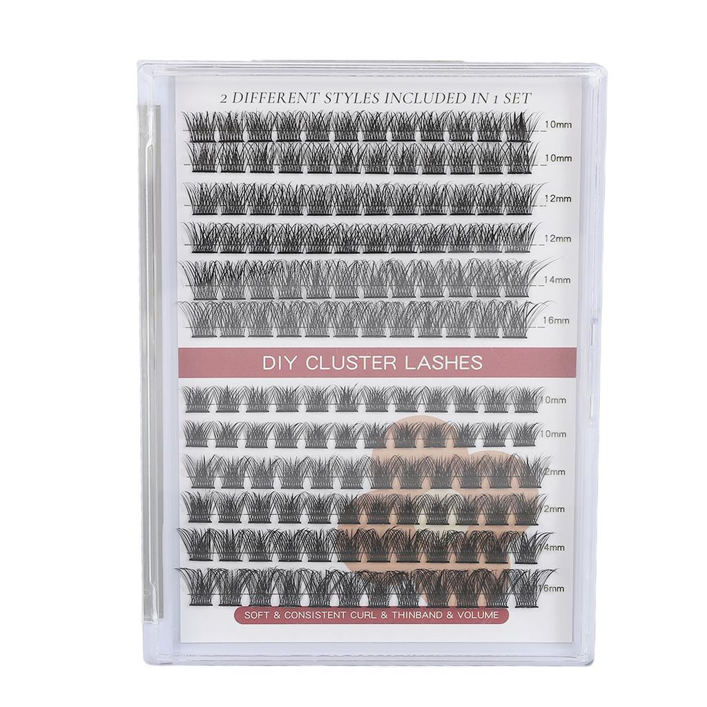 Cluster Lashes DIY Eyelash Clusters Extensions 10‑16mm Mixed Volume Individual False Lashes