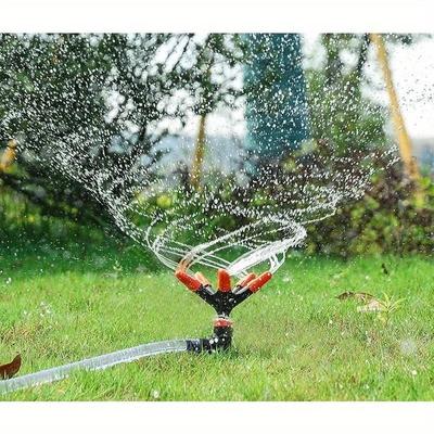 1 Adet Çim Bahçe Sulama Sistemi Döner Sprey Yağmurlama Sistemi Otomatik 360 Dönen