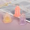 Mirror Finish Castle Silicone Mold 3D Princess Castle Design for DIY Aromatherapy Plaster Crafts Home Decoration Gift Making