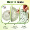 Hair Filter Silicone Hair Catcher Shower Drain Easy Clean Anti Clogging Sink Drain Strainer Round Drain Covers Kitchen Tool