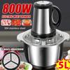 800W 5L 3 Speed Food Mixer Blender Stainless Steel Electric Chopper Mincing Machine Food Processors Electric Meat Grinder