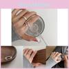 Contemporary Copper Ring For Women Unique Geometric Design Adjustable Fashion Accessory