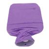 Hot Water Bottle with Plush Cover Men Women 2L PVC Soft Hot Water Bag for Neck Shoulder Soreness Purple