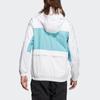 Adidas Neo Color Block Sports Jacket Men Outerwear White H55262